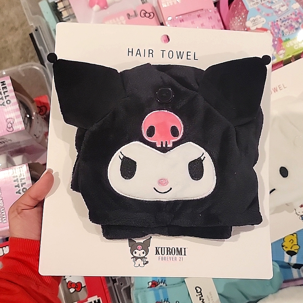 Kuromi Hair Towel